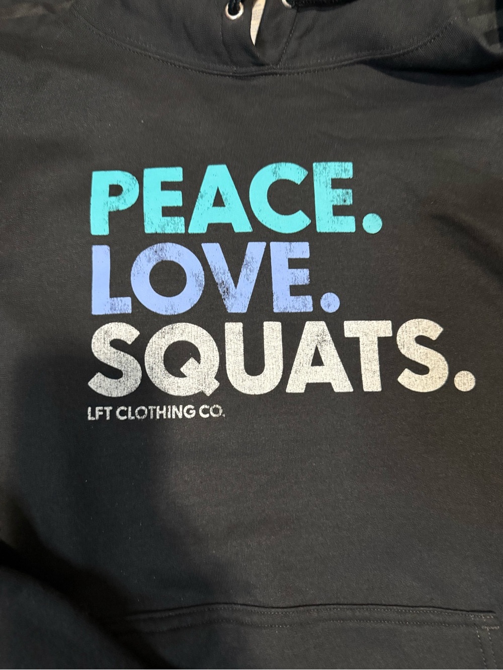 LFT Clothing Co Peace Love Squats Hoodie